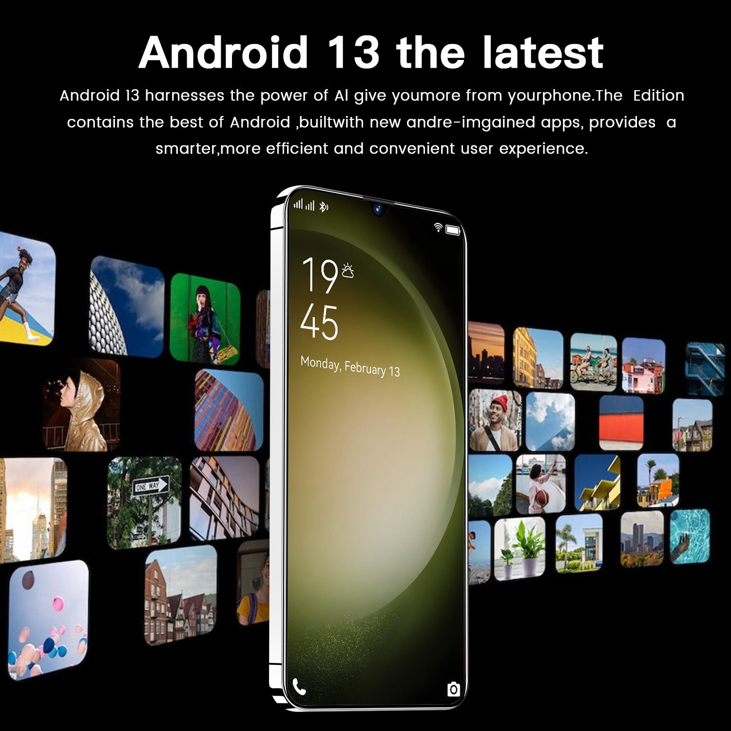 16gb+512gb New Telefono for Motorola V3 is s23 ultra Mobile Cell Phone in 8 color for MOTORAZR Mobile Phones